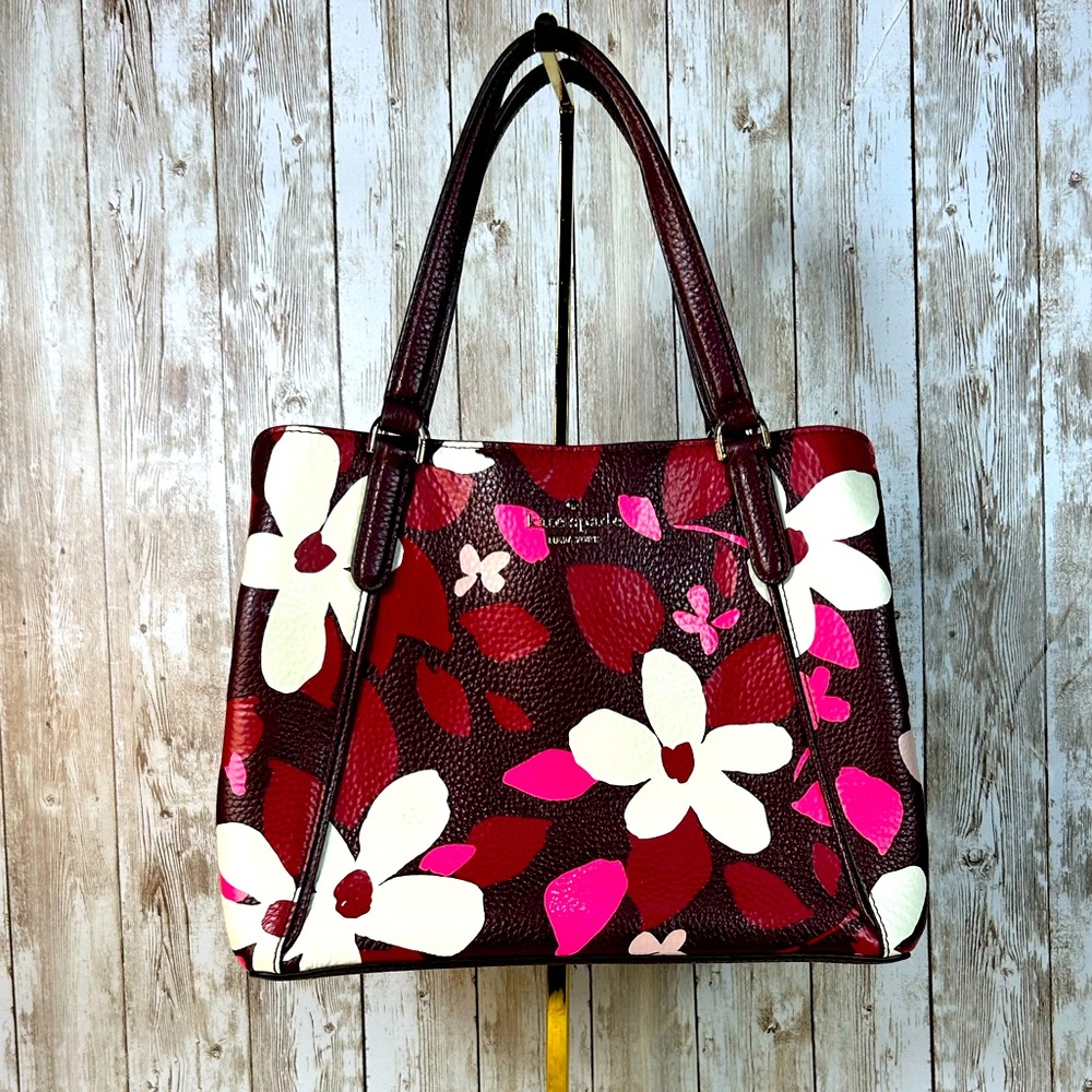 Kate Spade New York Purse Jackson Triple Compartment Satchel Handbag with Wallet